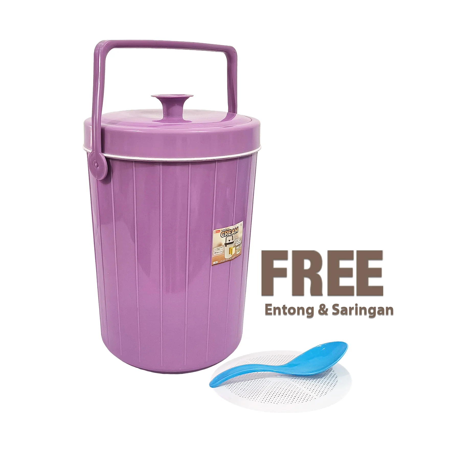 USA Macaroon Ice/Rice Bucket 17L