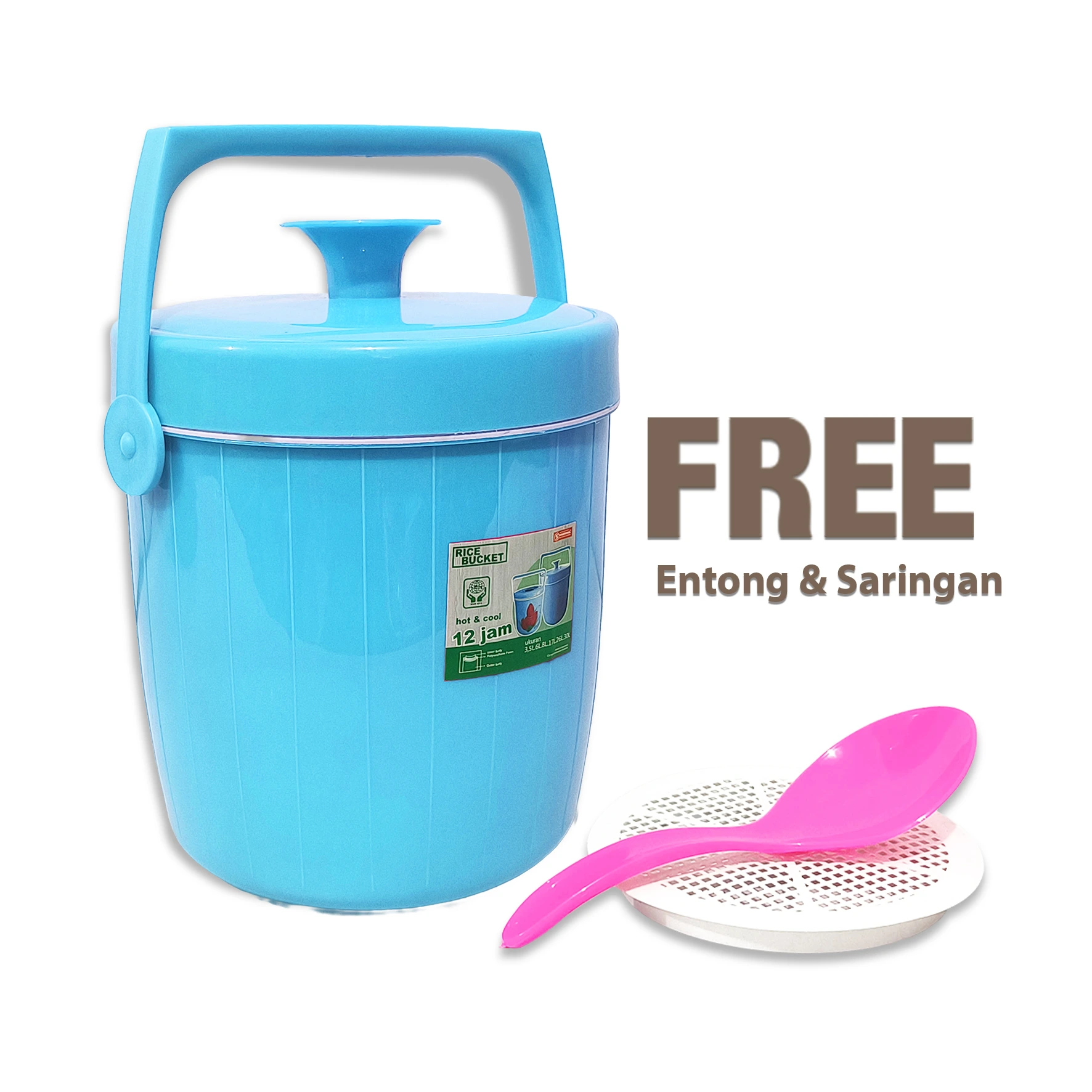USA Macaroon Ice/Rice Bucket 6L