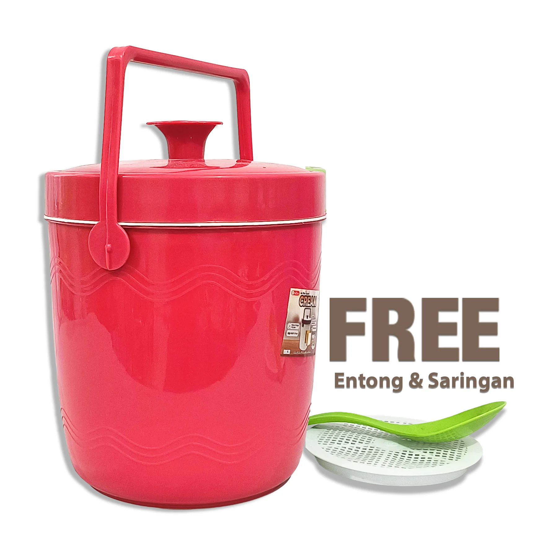 ICE / RICE Bucket USA Macaroon 8 Liter