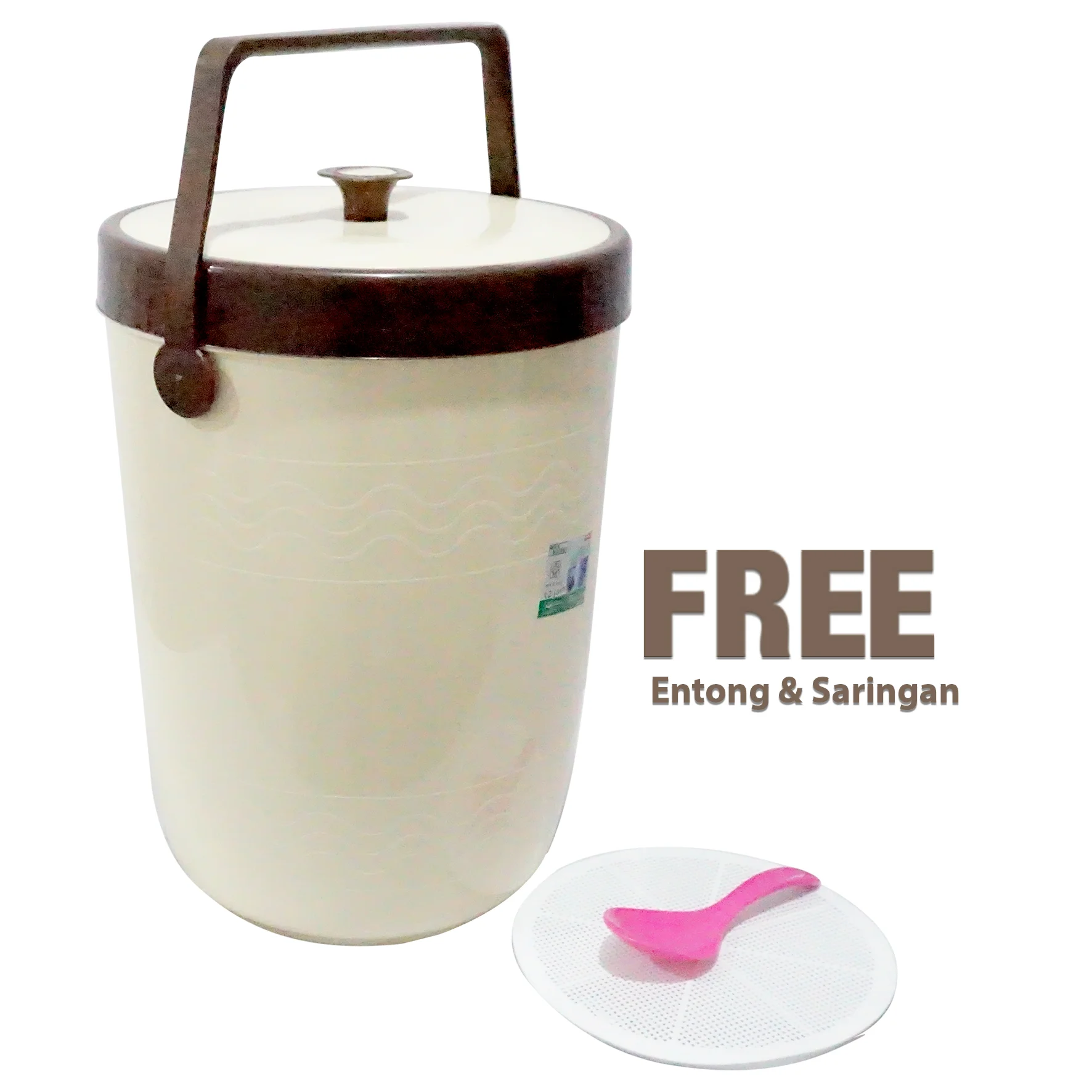 USA Cream Ice/Rice Bucket 30 Liter
