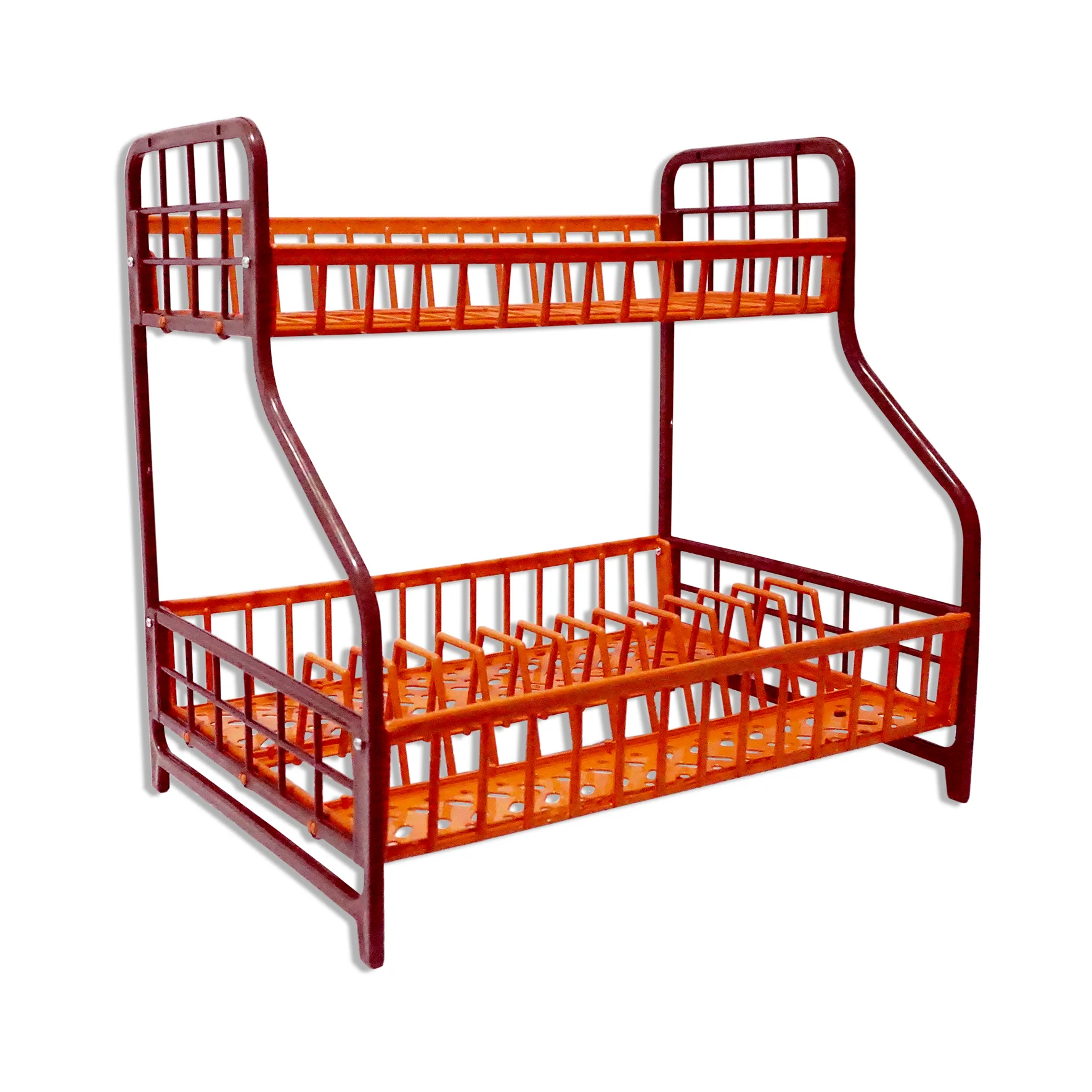 Camelia Brown 2-Tier Dish Rack